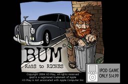 Logo: Bum: Rags to Riches