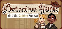 Logo: Detective Hank and the Golden Sneeze