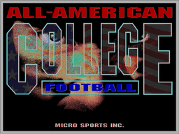 Logo: All-American College Football