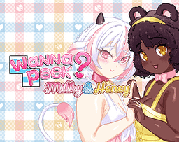 Logo: Wanna Peek? Milky and Honey