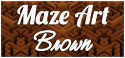 Logo: Maze Art: Brown