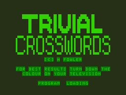 Logo: Trivial Crosswords