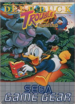Logo: Deep Duck Trouble starring Donald Duck