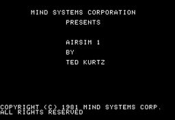 Logo: Airsim-1 Flight Simulator