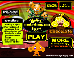 Logo: Monkey Go Happy: Chocolate