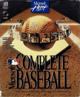 Logo: Microsoft Complete Baseball: '94 Edition