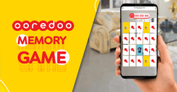 Logo: Ooredoo Memory Game