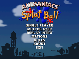 Logo: Animaniacs Splat Ball