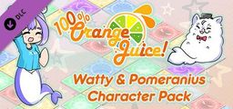 Logo: 100% Orange Juice! Watty & Pomeranius Character Pack
