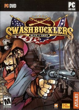 Logo: Swashbucklers: Blue vs. Grey