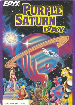 Logo: Purple Saturn Day