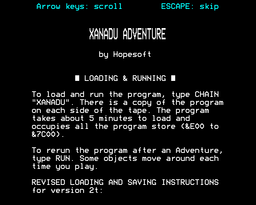 Logo: Xanadu Adventure