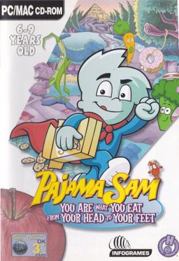 Logo: Pajama Sam 3: You Are What You Eat From Your Head To Your Feet