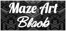 Logo: Maze Art: Black