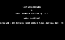 Logo: Yacht Racing Simulator