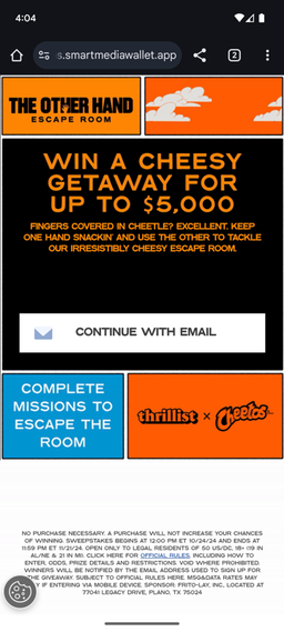 Logo: The Other Hand: Escape Room