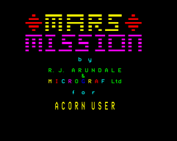 Logo: Mars Mission / Astro Blaster