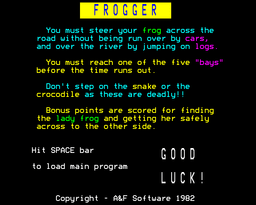 Logo: Frogger