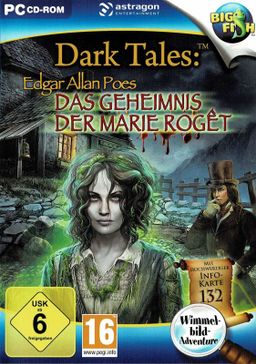 Logo: Dark Tales: Edgar Allan Poe's The Mystery of Marie Roget