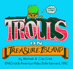 Logo: Trolls on Treasure Island