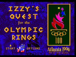 Logo: Izzy's Quest for the Olympic Rings