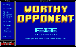 Logo: Worthy Opponent