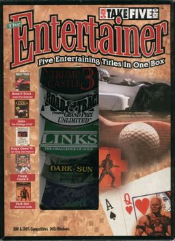 Logo: Take Five CD-Rom: The Entertainer: Five Entertaining Titles In One Box
