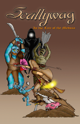 Logo: Scallywag: In the Lair of the Medusa