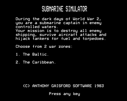 Logo: Submarine Simulator