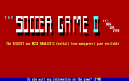 Logo: The Soccer Game II