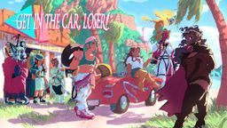 Logo: Get in the Car, Loser!