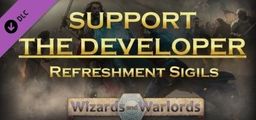 Logo: Wizards and Warlords: Support the Developer & Refreshment Sigils