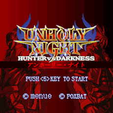 Logo: Unholy Night: Hunter vs Darkness