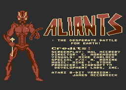 Logo: Aliants: The Desperate Battle For Earth!