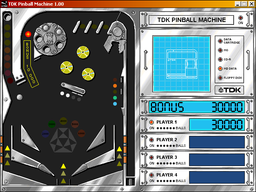 Logo: TDK Pinball Machine