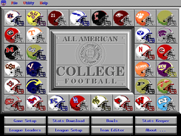 Logo: All-American College Football