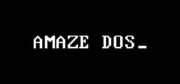 Logo: AMaze DOS