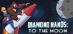 Logo: Diamond Hands: To the Moon