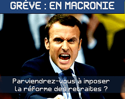 Logo: Grève: En Macronie