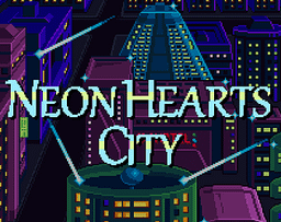 Logo: Neon Hearts City