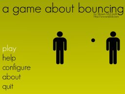 Logo: a game about bouncing