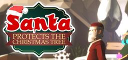 Logo: Santa Protects the Christmas Tree
