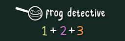 Logo: Frog Detective 1+2+3