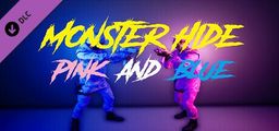 Logo: Monster Hide: Pink and Blue