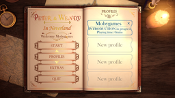 Logo: Peter & Wendy in Neverland