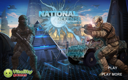 Logo: National Defense: Space Assault