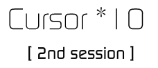 Logo: Cursor*10 [2nd session]
