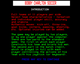 Logo: Bobby Charlton Soccer
