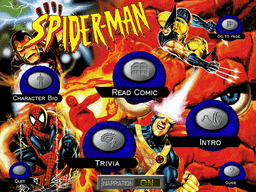 Logo: Spider-Man: Interactive CD-ROM Comic Book!