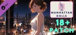 Logo: Manhattan Dolls: 18+ Patch